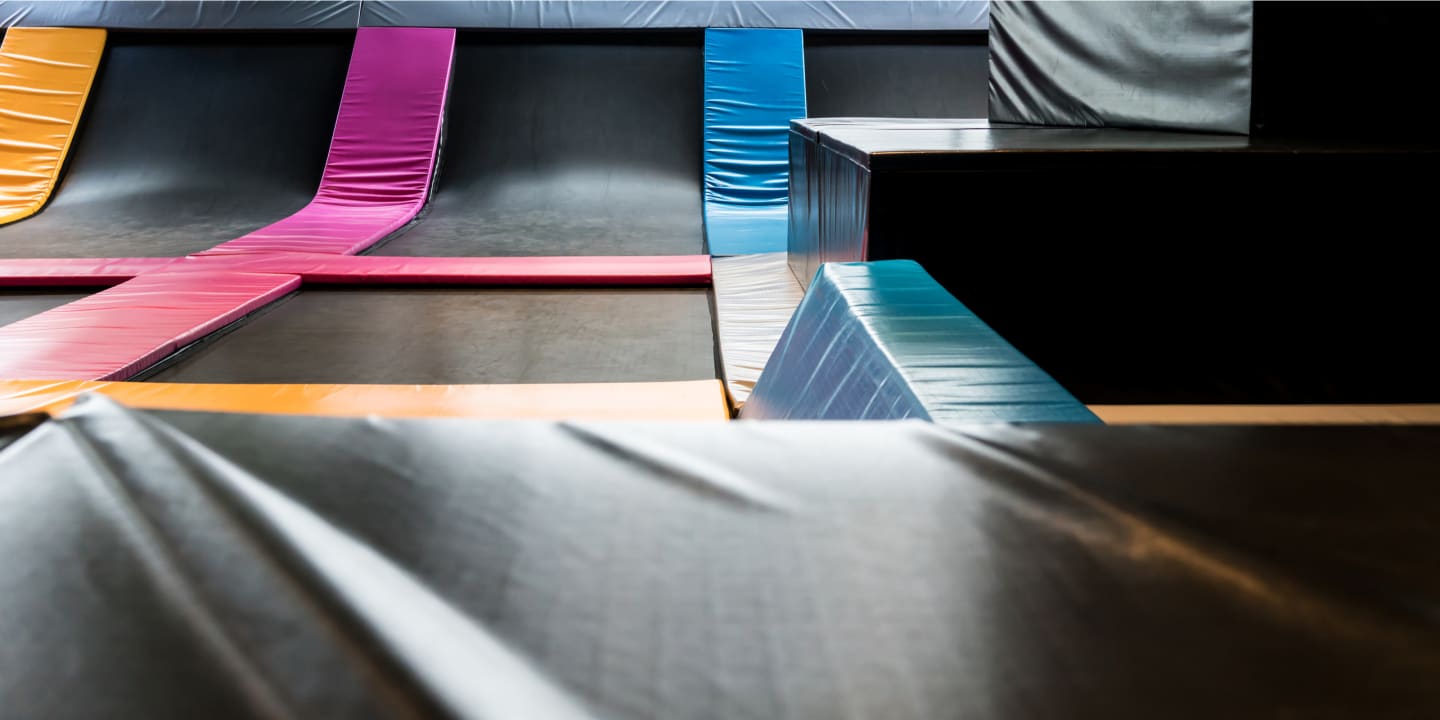 trampolines interconnectés